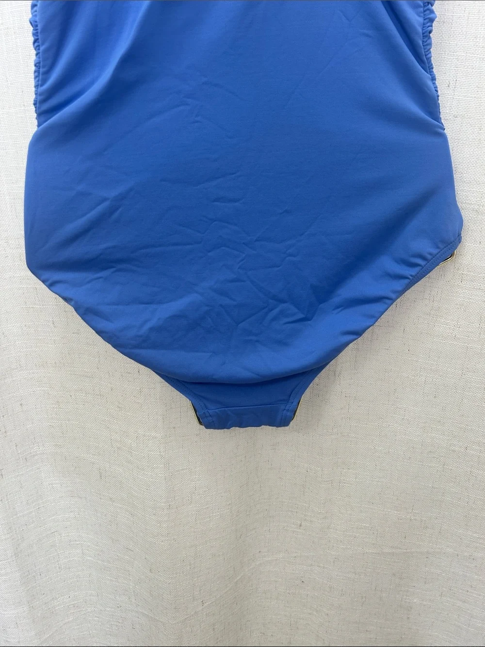 Michael Kors Royal Blue One-Piece Swimsuit with Front Ring Detail Size 8